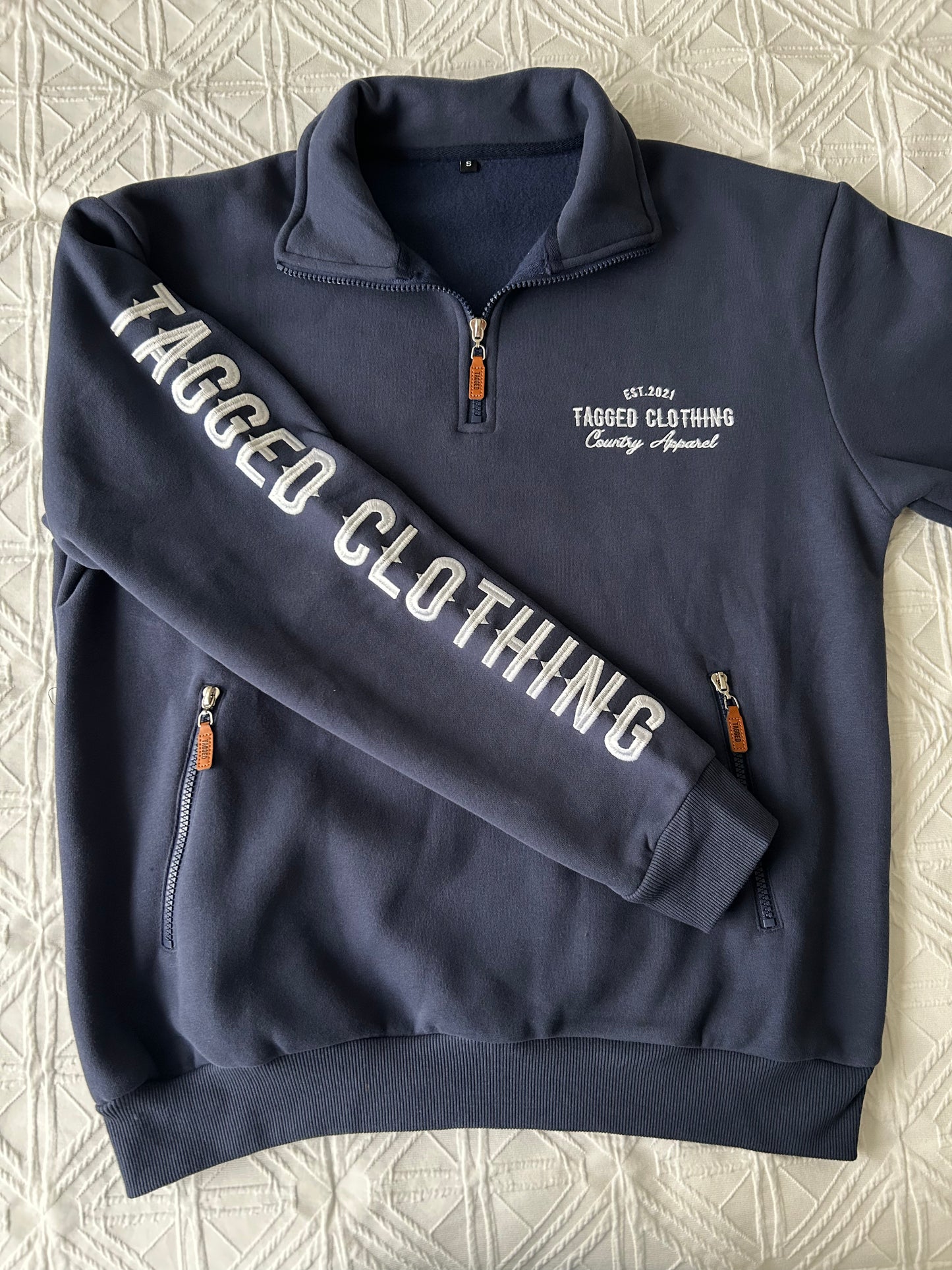 Billy 1/4 Zip - Navy