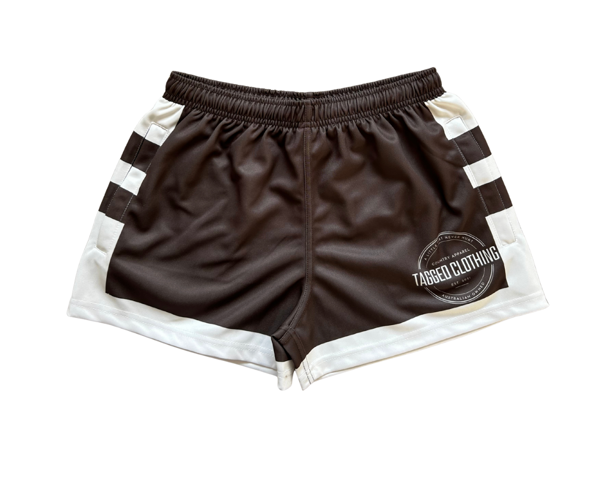Miva Footy Shorts - Brown