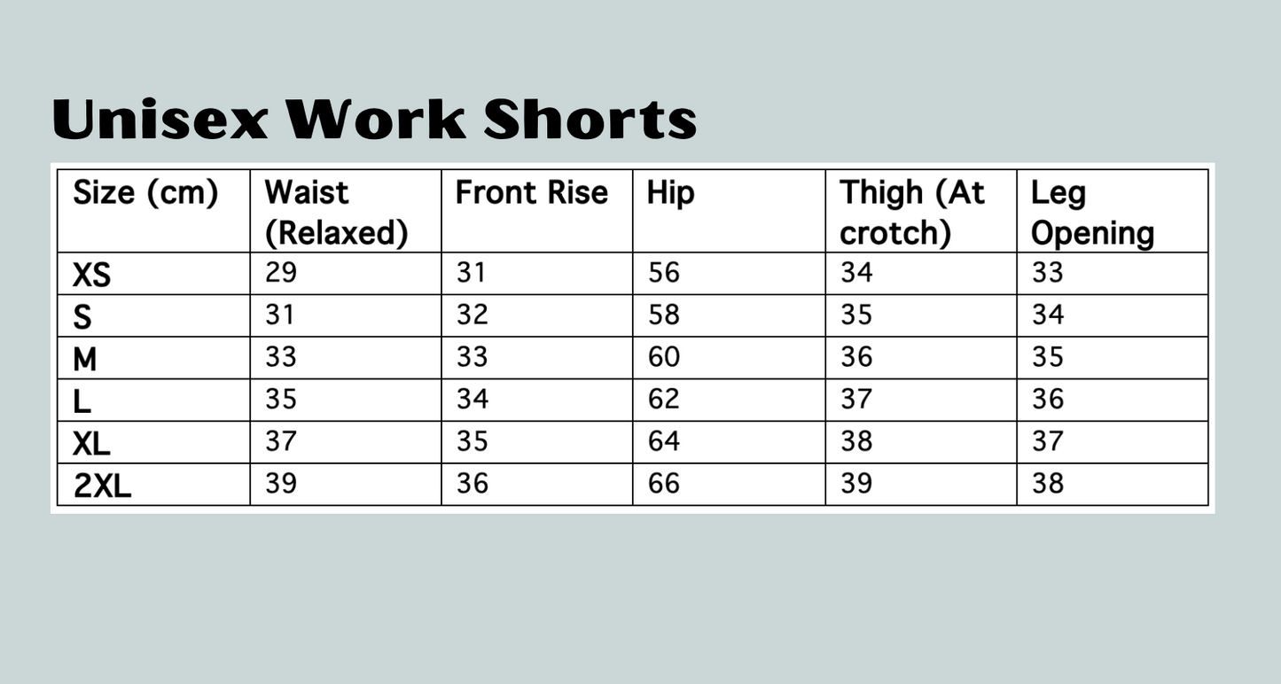 Work Shorts - Pink + Beige