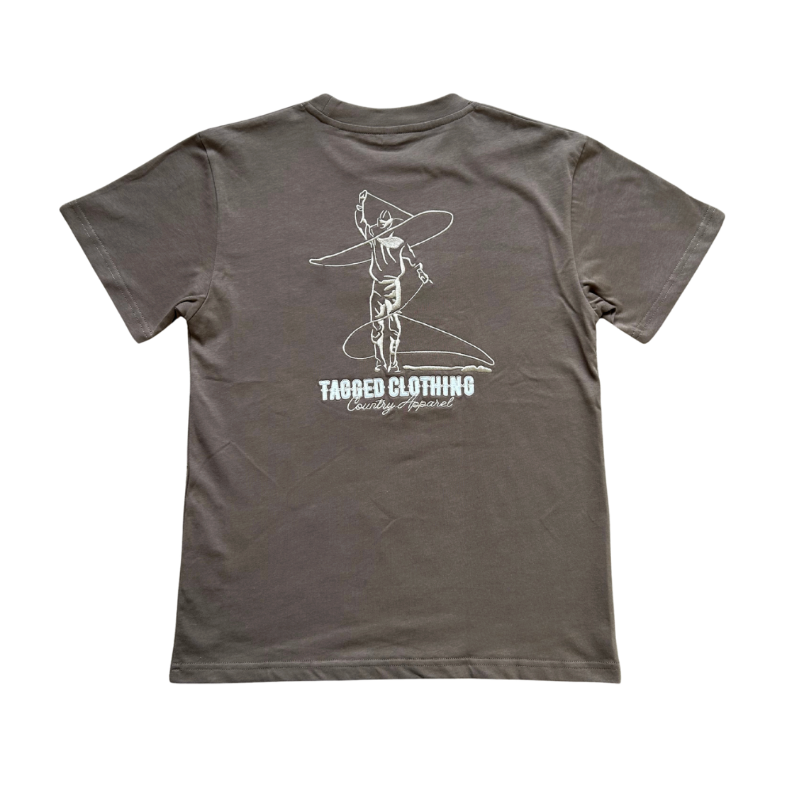 Cowboy Tee - Brown