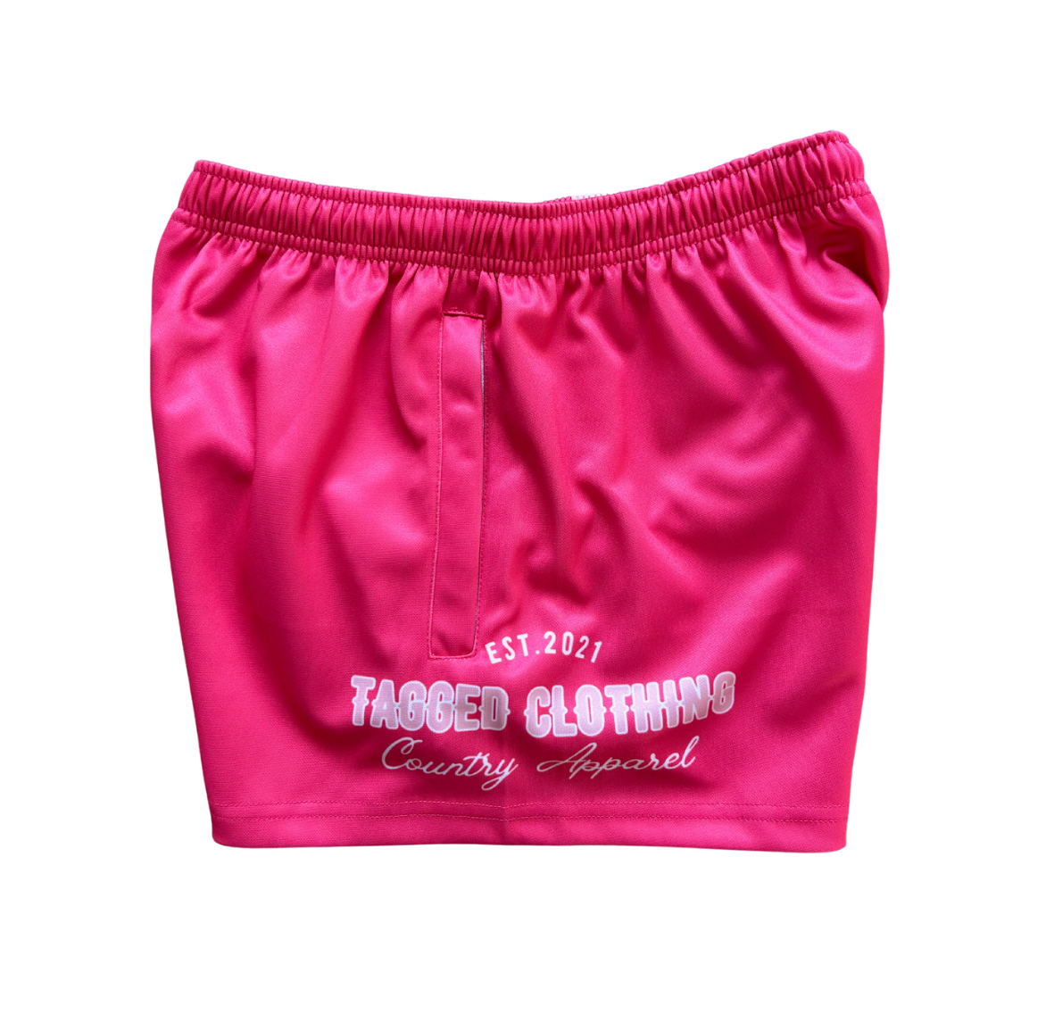 Brooks Footy Shorts - Pink Double