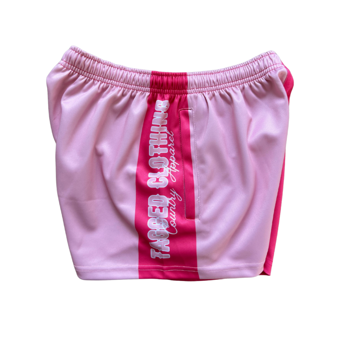 Brooks Footy Shorts - Pink Double