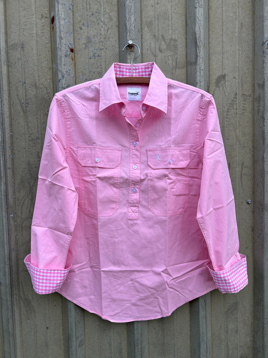 Work Shirt - Cotton Candy Pink
