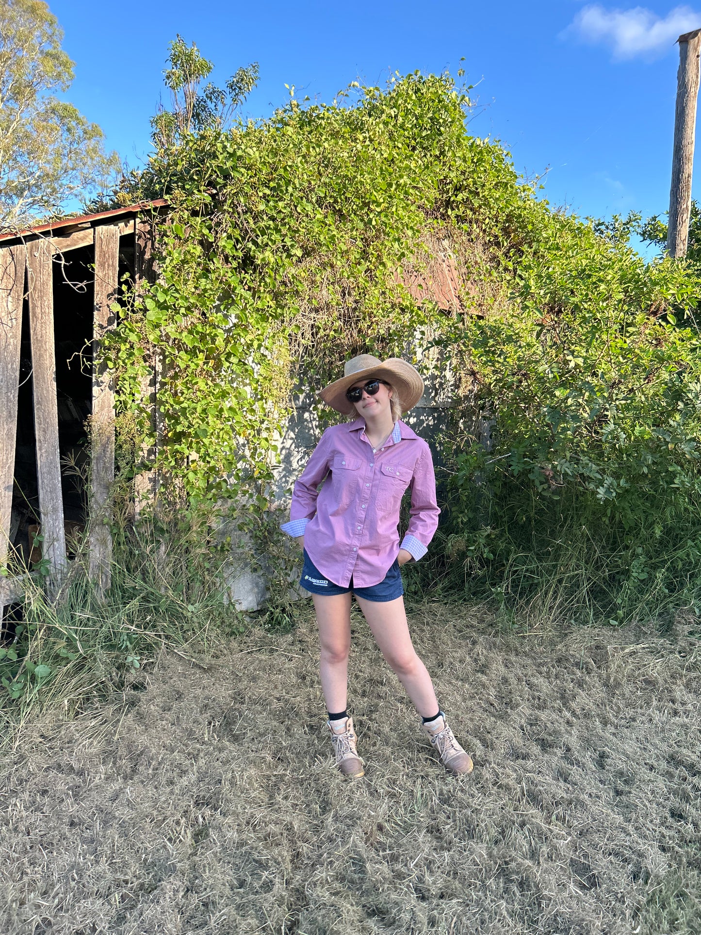 Work Shirt - Plum