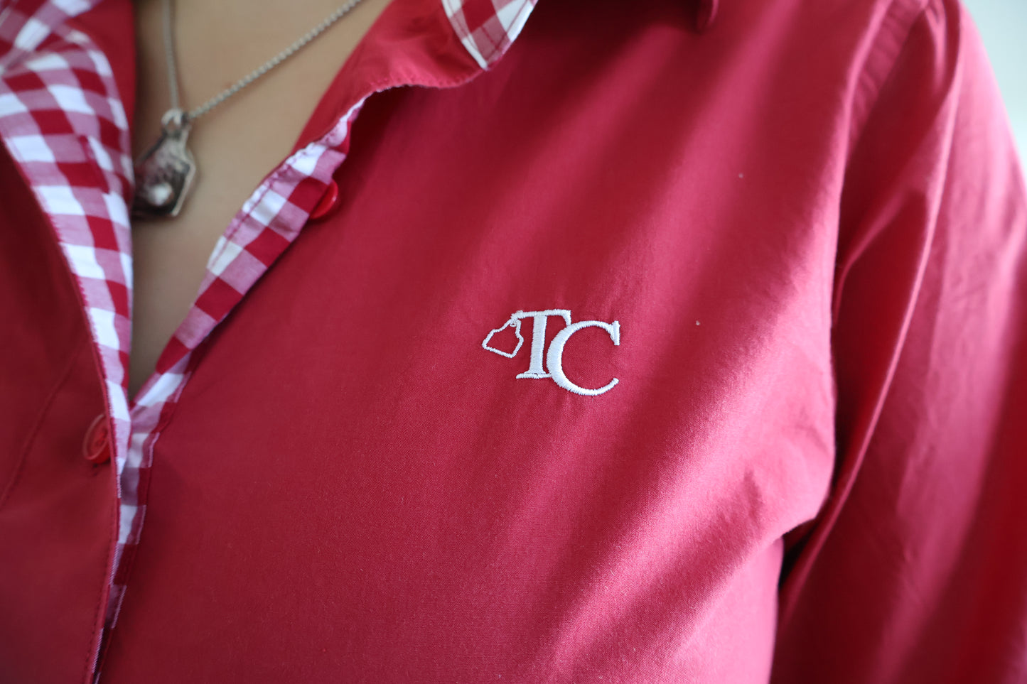 Lainey Long Sleeve - Cherry Red