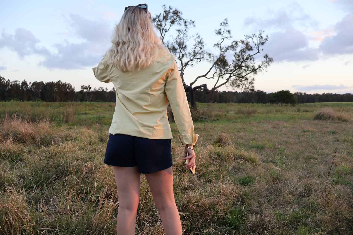 Ladies Work Shirt - Lemon