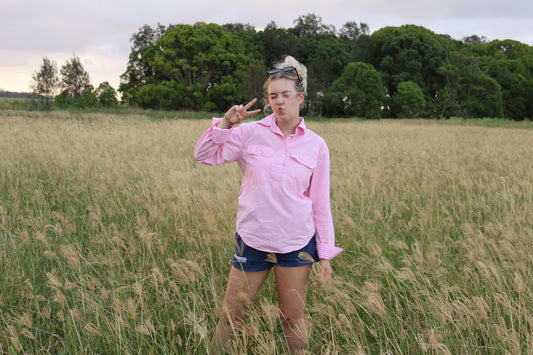 Work Shirt - Cotton Candy Pink