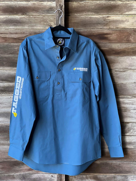Codi Work Shirt - Steel Blue