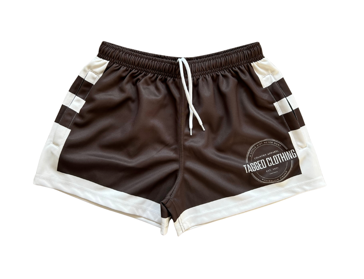 Miva Footy Shorts - Brown