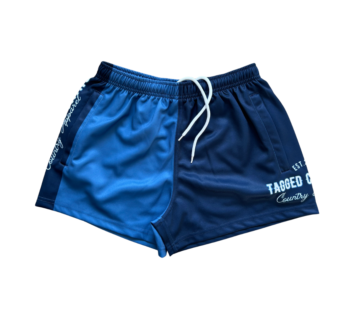 Brooks Footy Shorts - Blue Double
