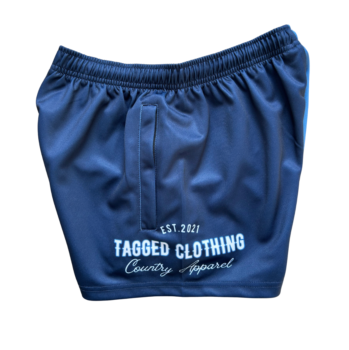 Brooks Footy Shorts - Blue Double
